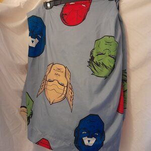 Marvel Avengers Fight Club Super Soft Bedding Flat Sheet Size Full